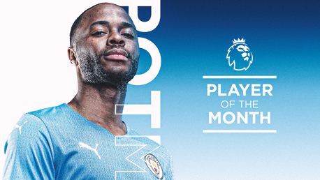 Sterling voted Premier League Player of the Month