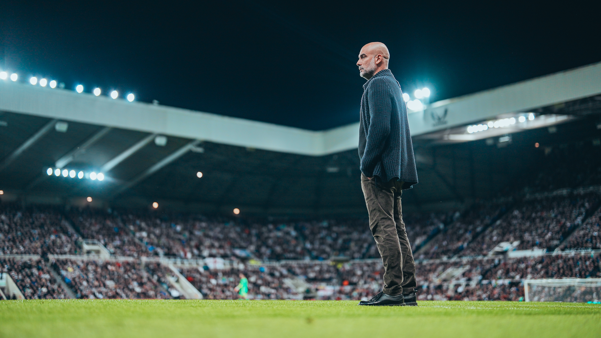 Pep: The boss looks on