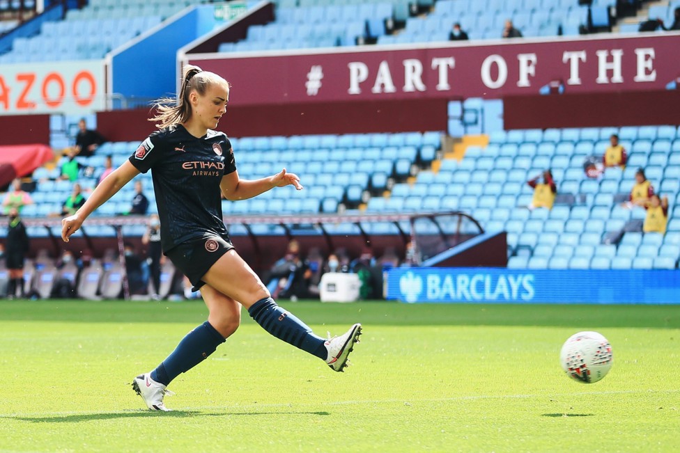 DOUBLE DELIGHT: For City striker Georgia Stanway