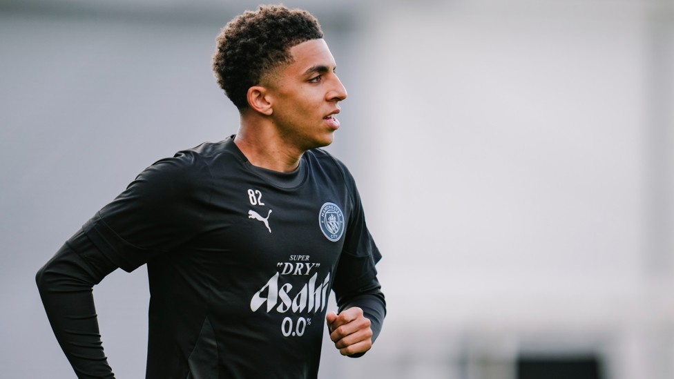 ALL EYES ON TOMORROW: Rico Lewis during a drill