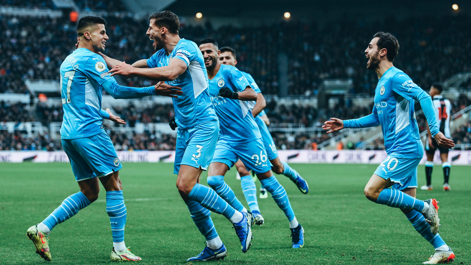 ALL SMILES: Party time at St James' Park!