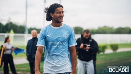 Gallery: Behind-the-scenes on Ayyoub Bouaddi signing shoot 