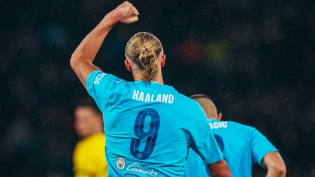 HAPPY HAALAND: Our number nine loved that one!