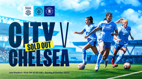 City v Chelsea: WSL clash sold out