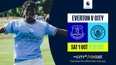 Watch Everton v City Under-18s on City+ and Recast