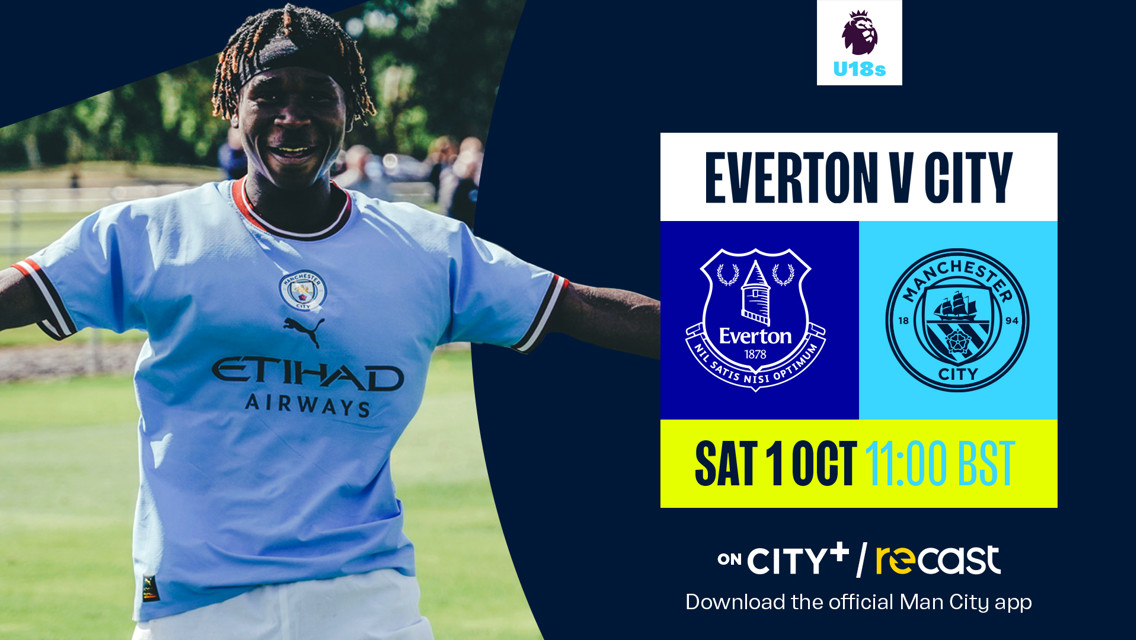 Watch Everton v City Under-18s on City+ and Recast
