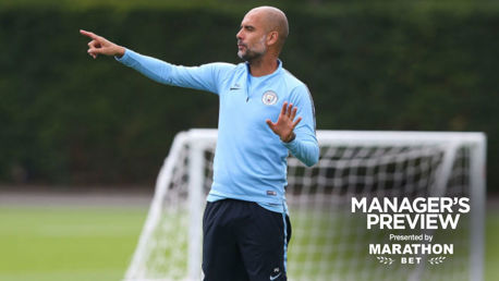 WEMBLEY DATE: Pep Guardiola is preparing for Sunday's Community Shield clash with Chelsea 