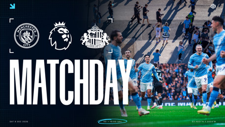 Manchester City vs Sunderland AFC Premier League matchday image featuring logos and Etihad Stadium crowd. Match date: Sat 6 Dec 2025; Kick-off at 15:00 UK time.