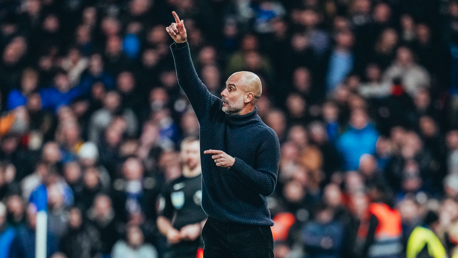 THE BOSS: On the touchline.