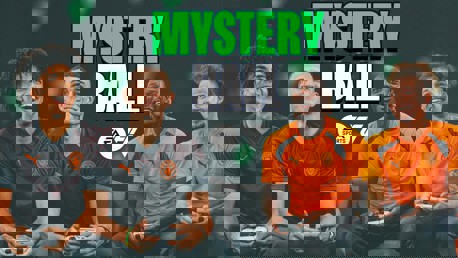 Rico Lewis and Phil Foden take on Jeremy Doku and Kalvin Phillips in FC24's Mystery Ball