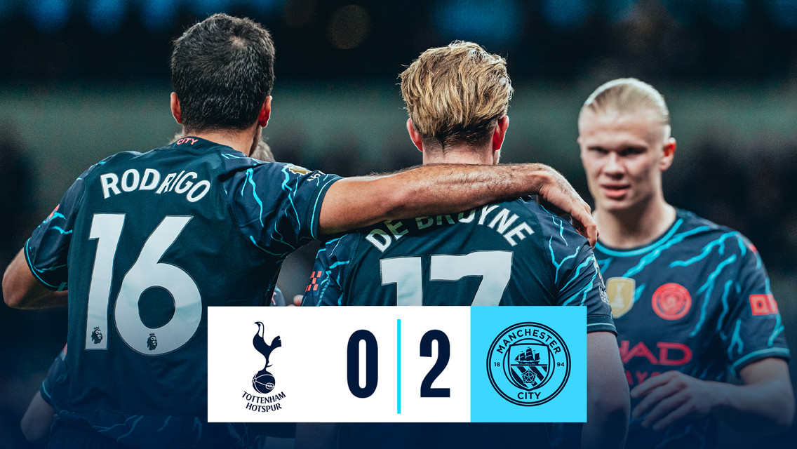 Spurs 0-2 City: resumen breve