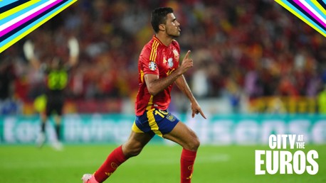 Rodrigo on target as Spain cruise into last eight