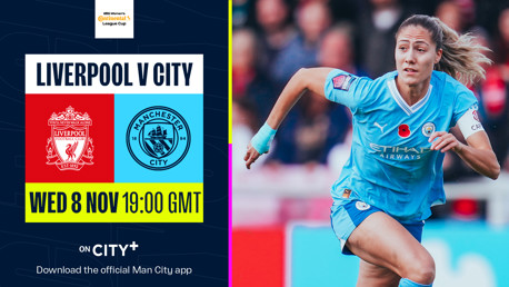 Liverpool v City: Continental Cup clash live on CITY+