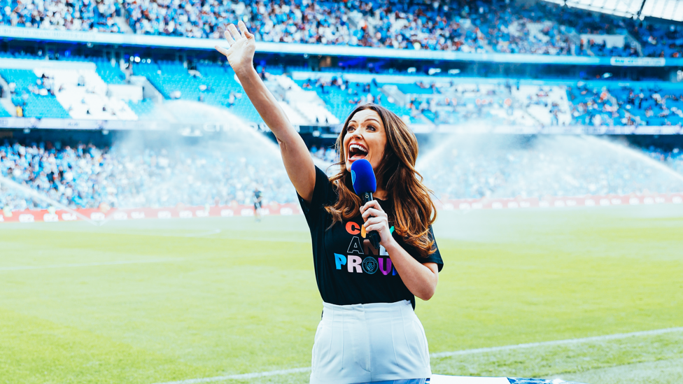 Natalie Pike and her City and Proud t-shirt