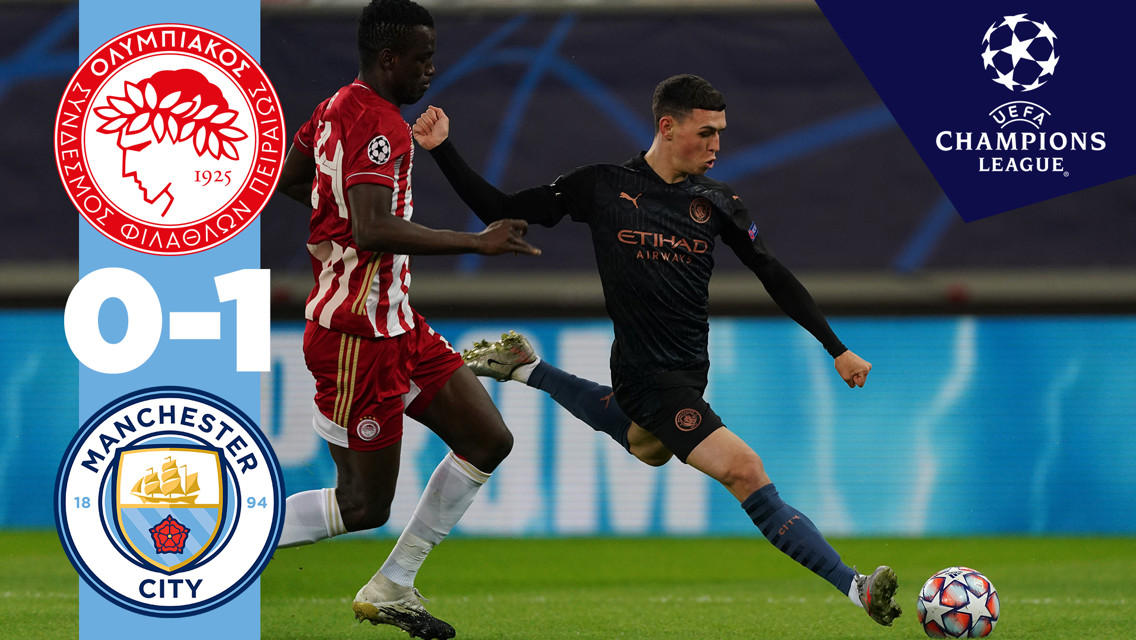 Olympiacos 0-1 City: resumen