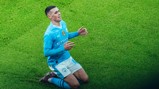 KNEE SLIDE: Foden enjoyed that one!
