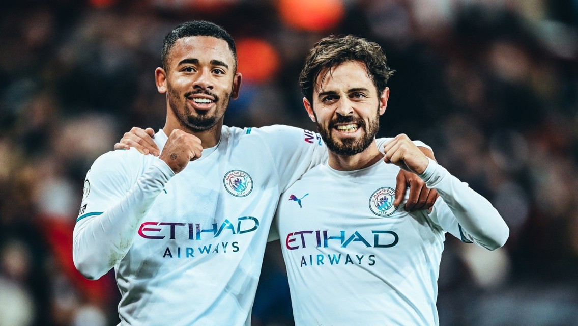 Dias and Bernardo stunners fire City to victory at Villa Park