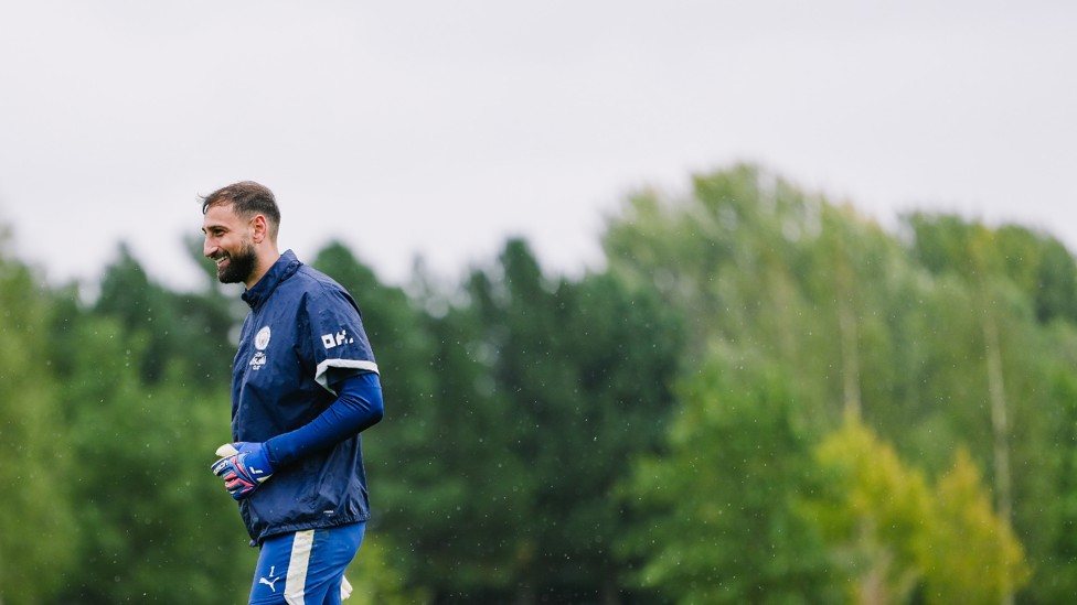 NUMBER ONE : Gianluigi Donnarumma is all smiles