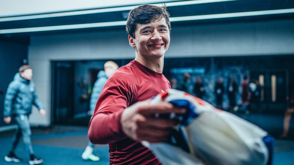 HAPPY MAN : Abdukodir Khusanov was happy with the three points