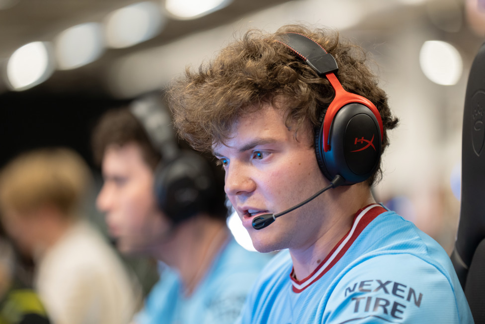 GAME FACE : Skram locked in as he competes at DreamHack Sweden in 2023. 