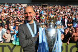 Pep Guardiola 201819 Premier League celebration Brighton.