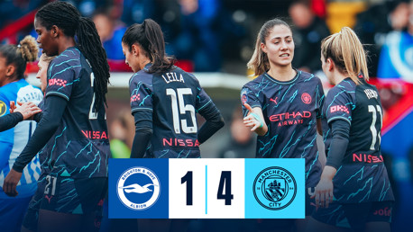Cuplikan singkat: Brighton 1-4 City