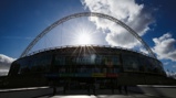 HOME OF FOOTBALL: Wembley looks as beautiful as always under the sun.
