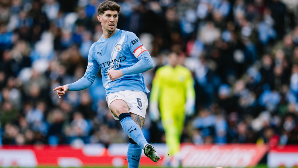 STEADY STONES : Playing out from the back.