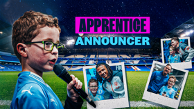 The Apprentice Announcer fulfils his dream at the Etihad Stadium!