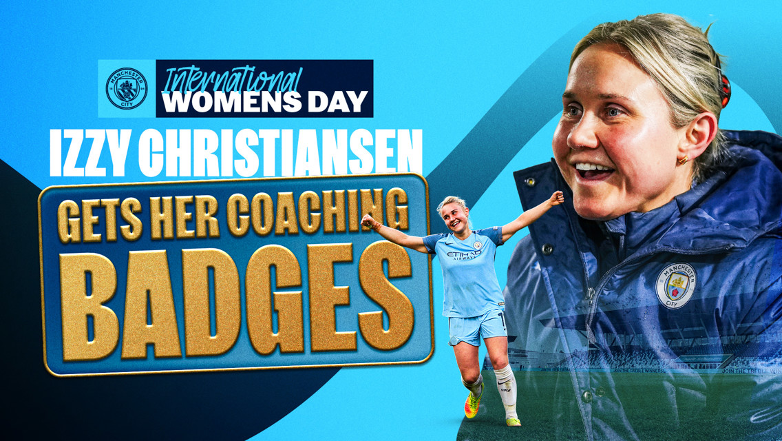 Izzy Christiansen gets her coaching badges