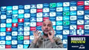 These are the best games, says Pep