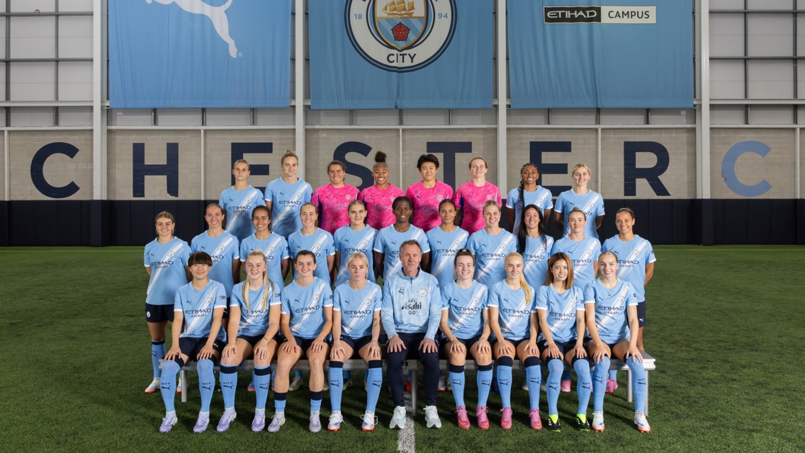 La foto oficial del Manchester City Women para la temporada 25/26