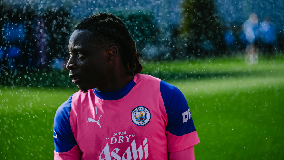 WING WIZARD  : Jeremy Doku maintains his focus. 