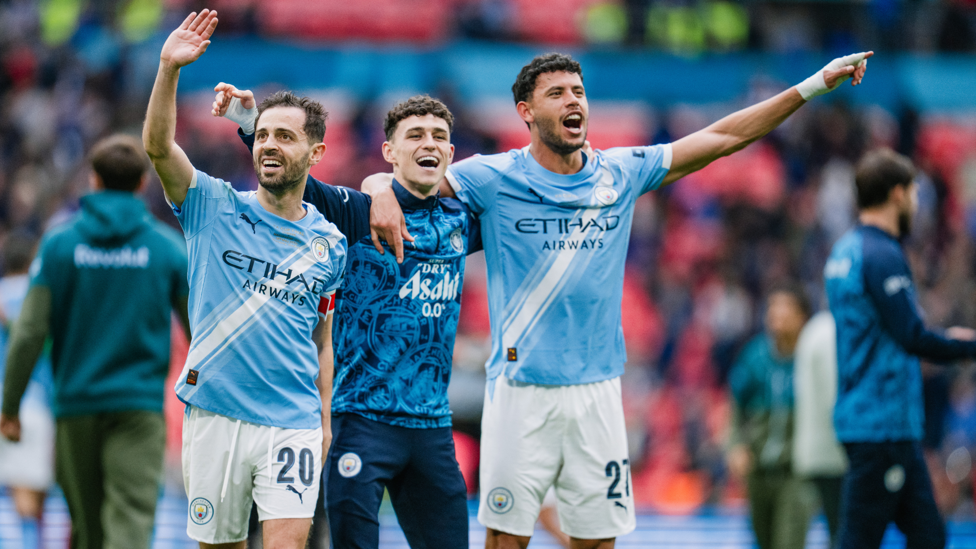 PARTY TIME : FA Cup winners!