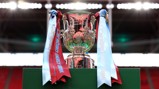 UP FOR THE CUP: The Carabao Cup trophy glistens 