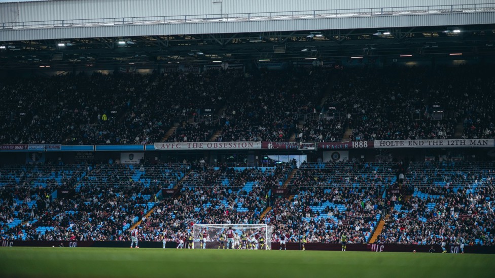 BACKDROP: Villa Park made for a fine setting for the showpiece