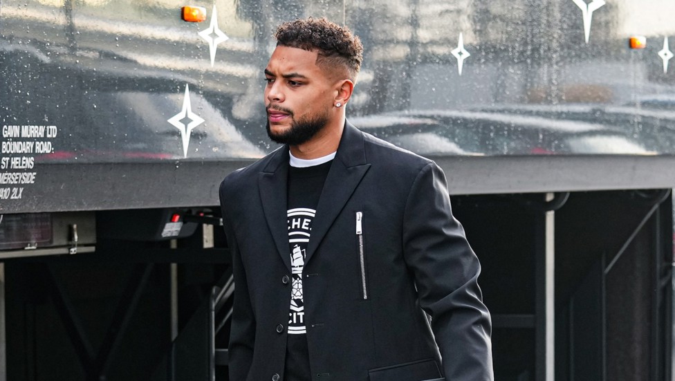 Zack Steffen, looking pensive as he boards the coach