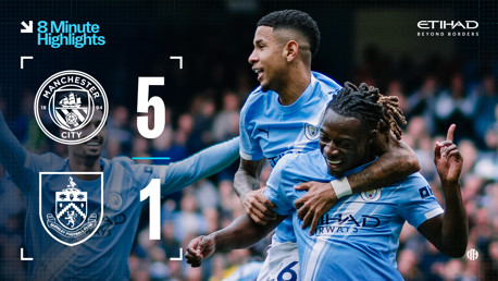 City 5 x 1 Burnley: resumo completo