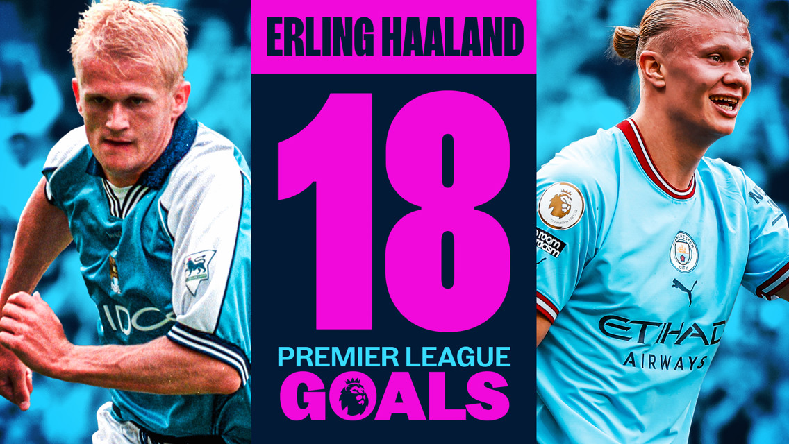 Erling iguala a contagem de gols de Alfie na Premier League