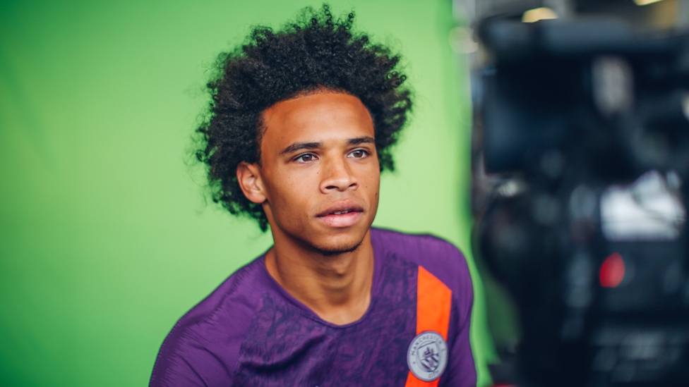 A STUDY IN FOCUS : Leroy Sane sports City's new third strip