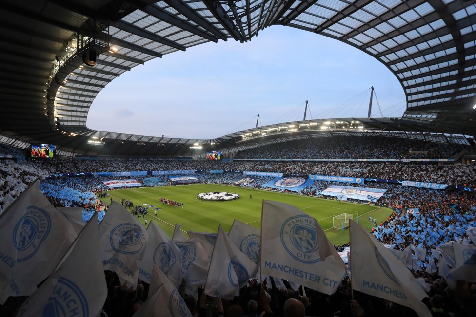 ALÇAPÃO : City já atuou 56 vezes no Etihad pela Champions League.