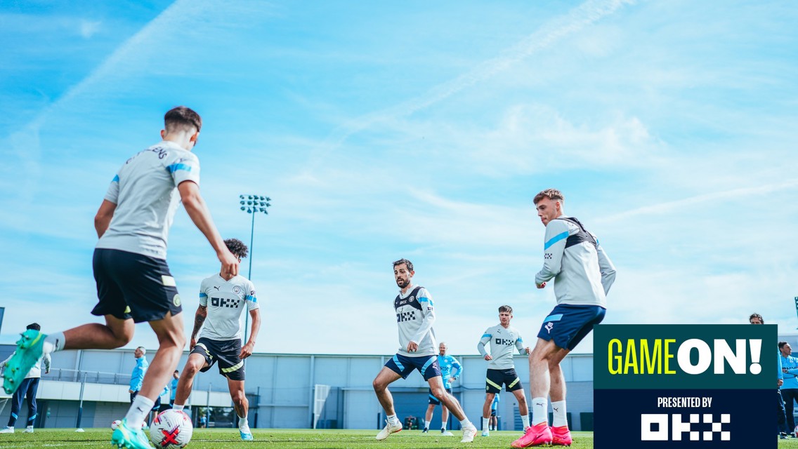 Training: City finalise preparations ahead of Brighton trip