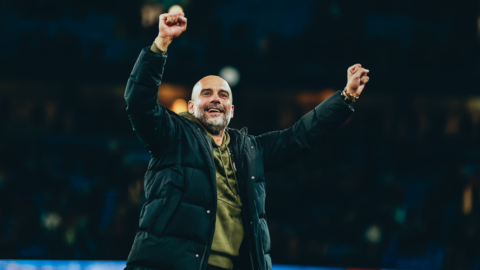 PURE JOY : Guardiola's team have played some of the best football ever seen in English football