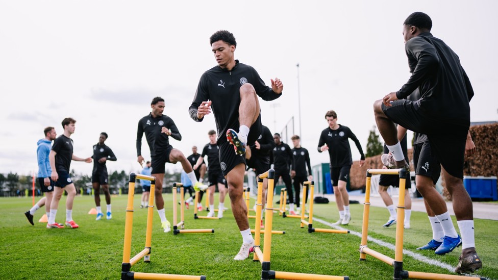 GOING THROUGH THE MOTIONS : Leke Drake in action.