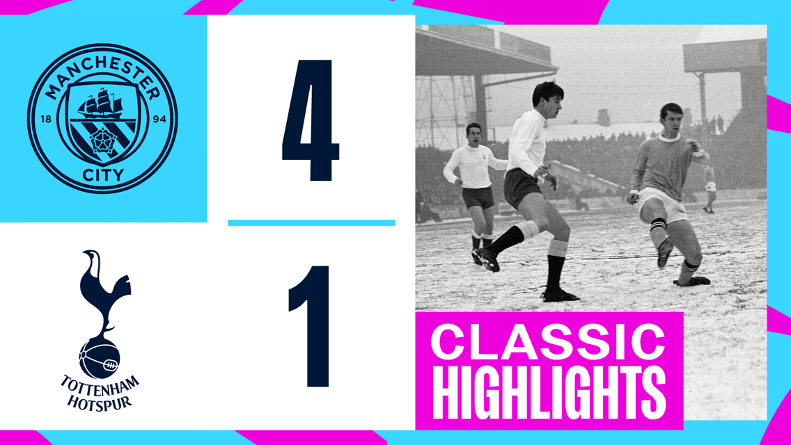 Classic highlights: City 4-1 Spurs (1967)