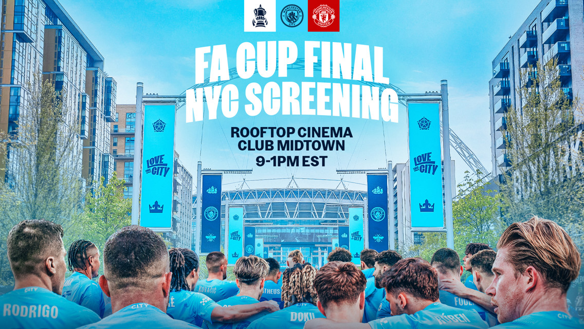 Manchester City to host FA Cup final screening in New York