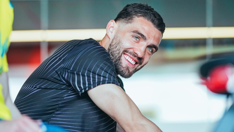 ON YOUR BIKE! : Mateo Kovacic in the gym