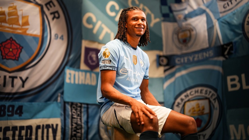 CITY THROUGH AND THROUGH : Ake poses for a photo ahead of the 2024/25 campaign