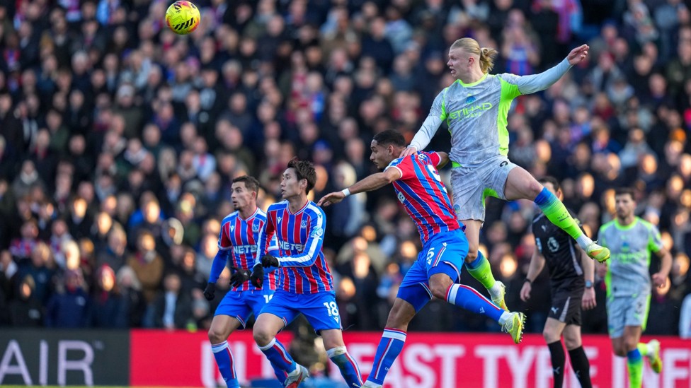 RISING THE HIGHEST: an alternative angle as Haaland watches his goal unfold