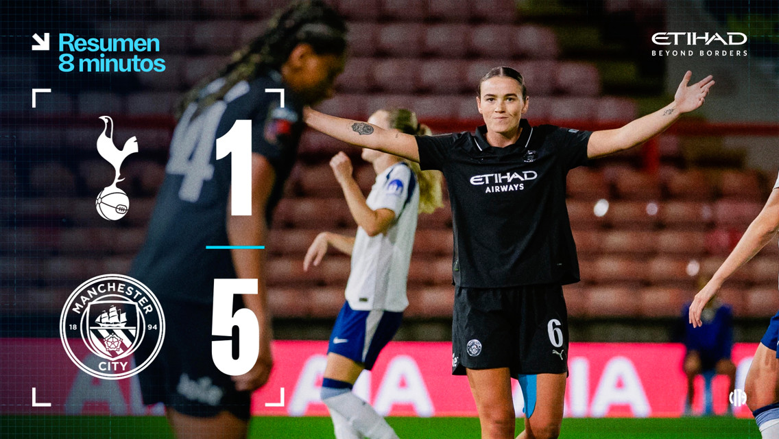 Spurs 1-5 City: resumen extendido: 